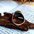 thumbnail image 5 of Handmade Sterling Silver Larimar Ring: Cocktail Gemstone Ring, 5 of 10