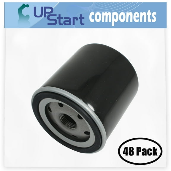 48-Pack 491056 Oil Filter Replacement for Briggs & Stratton 261772-0128-01 Engine - Compatible with 52 050 02-S AM101207 Oil Filter
