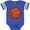 Football Blue and White, variant on Inktastic Basketball Sports Ball Boys or Girls Baby Bodysuit
