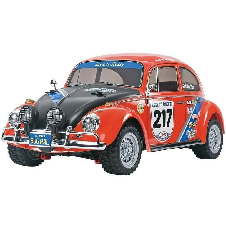 Tamiya TAM58650 Volkswagen Beetle Rally MF 01X 4WD RC Car