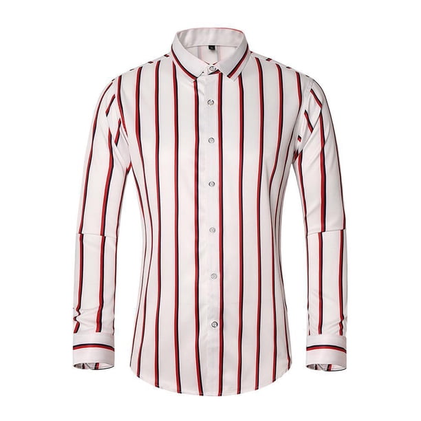 Camisas de Tamaño Más, Suelta Casual de Manga Larga con Botón de Manga Larga Hecha de Algodón Suave Transpirable para el Uso Diario de Primavera Y Al Aire Libre, Moda de Tamaño Más
