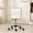 White, variant on Air Lift Office Chair | 360 - Degree Spin and Height Adaptability for Work | Soft Faux Leather Surface | Eases Body Tension