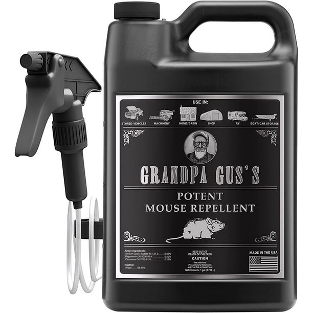 Grandpa Gus's Double-Potent Rodent Mouse Rat Mice Repellent Spray
