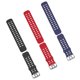 thumbnail image 1 of Inteprter 2 piezas de banda de silicona reemplazada tira gran decoración repuesto reloj suministros DIY Prop accesorios tiras transpirables Electrónica Azul/Negro/Rojo, 1 of 6