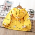 thumbnail image 6 of LYMAYTER Newborn Girls Spring Fall Jackets Baby with Hooded Printed Long Sleeve Coat Fashion Windbreaker for 6 Months-5 Years, 6 of 9