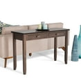 thumbnail image 6 of Simpli Home Artisan 46 inch Wide Solid Wood Transitional Console Sofa Table in Natural Aged Brown, 6 of 6