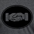 thumbnail image 3 of CafePress - Psi Upsilon Handshake T Shirt - Mens Tri-blend T-Shirt, 3 of 4