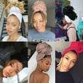thumbnail image 5 of Hair Wrap for Black Women with Natural Hair Large Stretch Soft Edge Scarves for Braids Dreadlocks Headbands, 5 of 5