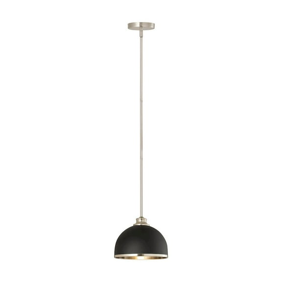 1004P10-MB-BN-Z-Lite-Landry - 1 Light Pendant In Transitional Style-7.5 Inches Tall and 10 Inches Wide