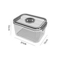 thumbnail image 5 of Shoreew Bread Box Large Capacity Airtight Storage Container with Lid Time Recording Dial Bread Loaf Container Food Storage Organizer for Kitchen Counter, 5 of 7