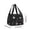 Black, variant on Large Capacity Casual Tote Bag for Women | Lightweight, Durable Cloth Handbag with Secure Zipper Pocket, Comfortable Handle & Versatile Use for Work, Shopping & Daily Activities