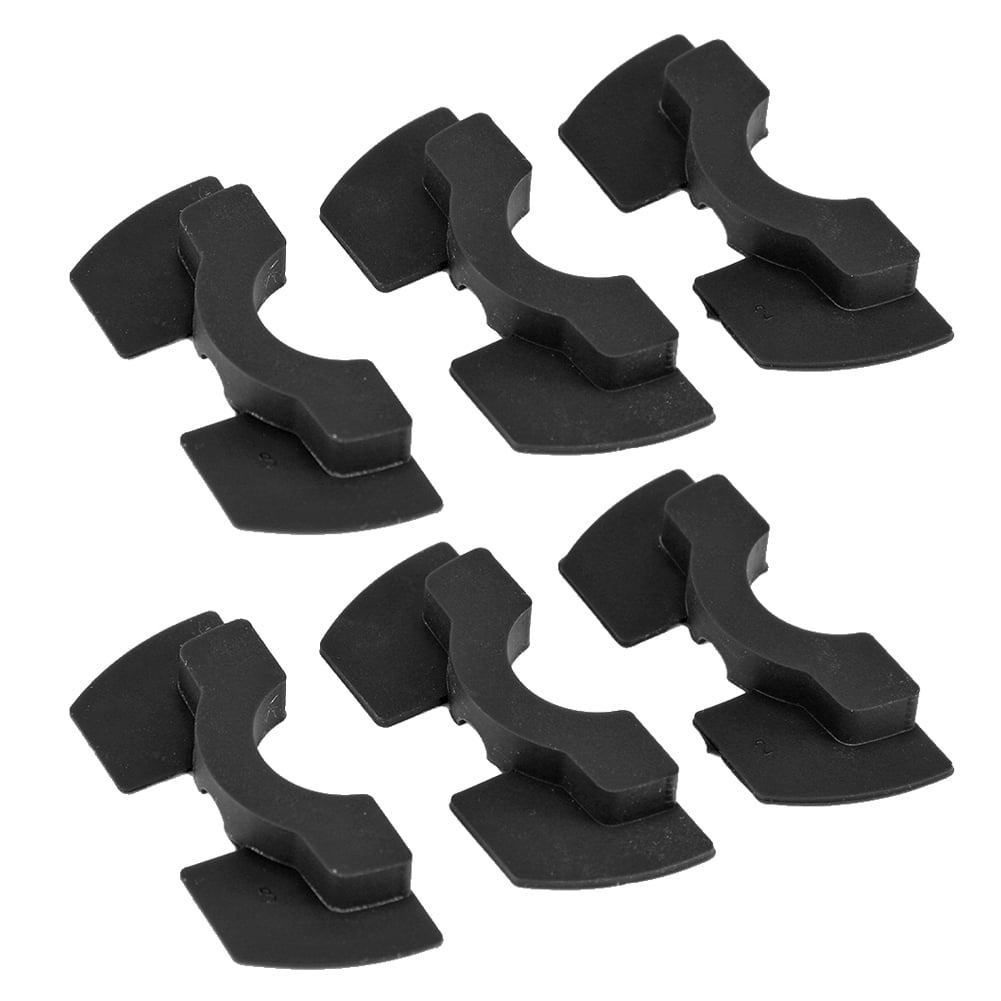 Black Electric Scooter Rubber Damping Cushion Fit for Xiaomi M365 PRO 6Pcs 