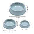 thumbnail image 3 of Non-Slip Small Pet Food Bowl,Feeder Dog Bowls,Plastic Pet Feeding Bowl for Dog and Cat,Heavy Duty and Thicken Bowl for Feeding Food and Water,Easily Clean,Indoor Pet Accessories(Blue2), 3 of 3