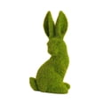thumbnail image 3 of Yhmxh Easter Bunny Decorations, Resin Moss Bunny Figurines Green Faux Flocked Rabbit for Easter Decor Small Decorative Rabbit Statues for Easter Party Favors Gifts, Spring Tabletop Centerpiece, 3 of 7