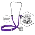 thumbnail image 3 of Amdohai Professional Stethoscope Double Dual Head Colorful Multifunctional Stethoscope Health Care Purple, 3 of 4