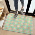 thumbnail image 2 of Colorful Grid Checkered Pattern Door Rugs,Washable Non Slip Door Mats Indoor,Decorative Door Mats,Entry Mat Indoor for Entrance,Bedroom,Kitchen,Bathroom,20"x32", 2 of 6