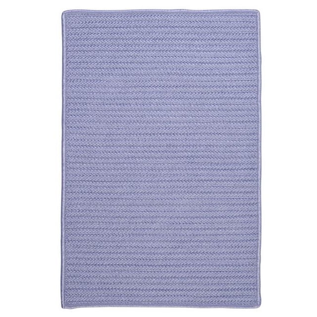 Colonial Mills Rug H578R036X060S Simply Home Solid - Sangria 3 ft. x 5 ft. Braided Rug