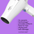 thumbnail image 5 of Conair Double Ceramic Travel Hair Dryer, 1875 Watts, Dual Voltage, Folding Handle, 5 of 10