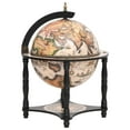 thumbnail image 2 of vidaXL Globe Bar Wine Stand Storage Liquor Drink Cabinet Solid Wood Eucalyptus, 2 of 24