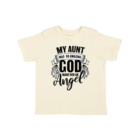 

Inktastic My Aunt was So Amazing God Made her an Angel Gift Toddler Boy or Toddler Girl T-Shirt
