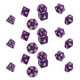thumbnail image 1 of Dados Poliédricos, Plástico 21 Piezas Práctico Juego De Dados De Varios Lados Resistencia Al Desgaste Para Rompecabezas ANGGREK Púrpura, 1 of 8