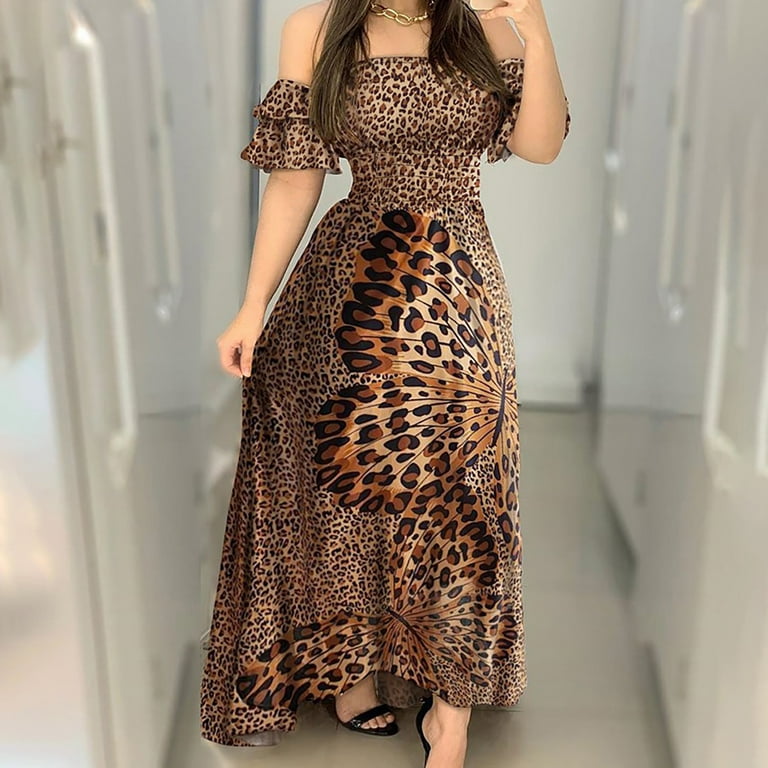 slim fit dress slacks Waylynn Black Animal Print Burnout Velvet Detail Mesh Backless Maxi Dr main image 1