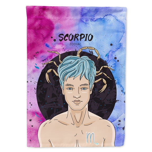 Scorpio Zodiac Sign Garden Flag
