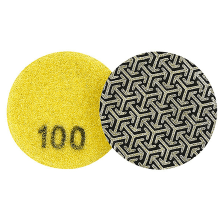 1 Piece 2Inch/50mm Electroplated Diamond Polishing Pad Tile Glass Metal Wood Grinding Deburring Disc P100