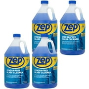 Zep Streak-Free Glass Cleaner - 1 Gallon - (Case of 4) ZU1120128 - Pro Formula Clean