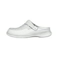 thumbnail image 3 of 24 HOUR COMFORT Marcy Wide Width Comfort Clog For Work and Casual Attire WHITE 10.5, 3 of 6