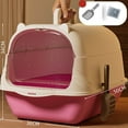 thumbnail image 1 of BKER Enclosed Cat Litter With Litter Pads For Indoor Cats Odor Control Privacy Tray, 1 of 5