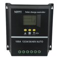 thumbnail image 3 of 100A MPPT Solar Charge Controller 12V/24V/36V/48V LCD Display Battery Regulator 80A, 3 of 9