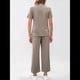 thumbnail image 4 of Conjunto Deportivo de Dos Piezas para Mujer, Informal, de Corta y Pantalón . Caqui L, 4 of 5