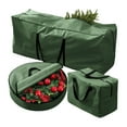 thumbnail image 3 of Large Capacity Oxford Cloth Xmas Tree Storage Bag Set with Quick and Easy Switch Design for Convenient Portability and Joyful Organization, Holds 7.5FT Artificial Tree, 3 of 7