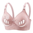 thumbnail image 4 of Hrsba Supportive Bras for Women D E F G Cup Wireless Push Up Breathable Daily Full Figure Bra, 4 of 5