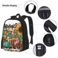 thumbnail image 3 of Easygdp Happy Fall Y'All Mochila para Niños y Niñas con Set de Caja de Almuerzo y Estuche para Lápices 3 en 1, Mochila Escolar Estampada para Adolescentes, 3 of 7