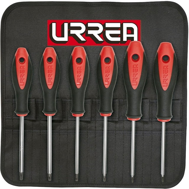 Juego de 6 Destornilladores Urrea Bimaterial Torx 83W