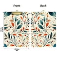 thumbnail image 5 of FORMRS Acrylic Clipboard with Low Profile Clip Standard A4 Letter Size, 12.5" x 9", Beige Whimsical Leaves, 5 of 8