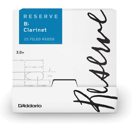 Rsrv Bb Clar Reeds B25, 3.5