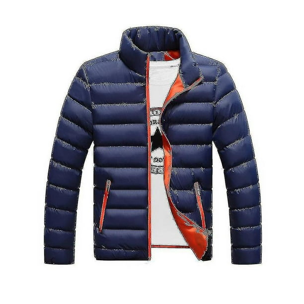 Hombres Abrigo Acolchado Casual Puffer Bubble Down Chaqueta Zip Up Acolchado Outwear Cálido Invierno Ligero