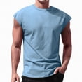 thumbnail image 4 of HCNTES Mens Body Shaper, Compression Shapewear Vest Slimming Undershirt Tank Top, Tummy Control Chest(Light Blue,S), 4 of 4