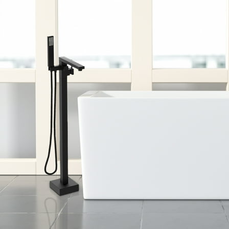 Freestanding Bathtub Faucet with Hand Shower