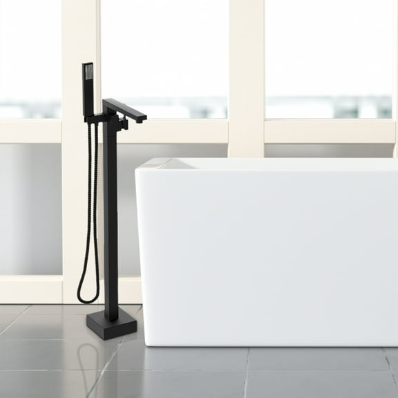 Freestanding Bathtub Faucet with Hand Shower