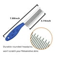 thumbnail image 3 of Pet Comb for Dogs & Cats, Small Dog & Cat Grooming Comb 3 Combs, Stainless Steel Teeth Shedding Comb, 3 of 5