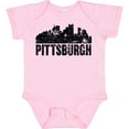 thumbnail image 3 of Inktastic Pittsburgh Skyline Grunge Boys or Girls Baby Bodysuit, 3 of 5