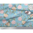 thumbnail image 3 of Soimoi Cotton Duck Fabric Leaves & Floral Artistic Print Fabric by The Yard 42 Inch Wide, 3 of 3