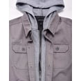 thumbnail image 6 of Ring Of Fire Big Boy's Woodman Jacket Gray Size Large, 6 of 9