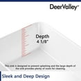 thumbnail image 4 of DeerValley 12" White Ceramic Rectangular Batheoom Vessel Sink DV-1V0048, 4 of 9