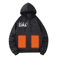 thumbnail image 4 of WILLBEST Sudaderas Navideñas Sudadera con Capucha Informal Cálida De Invierno para Hombre sin Batería XXGrande, 4 of 4