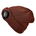 thumbnail image 4 of Beanie with Goggle Knitted Ski Hat Boggle Fall Outfits for Man & Women, 4 of 6